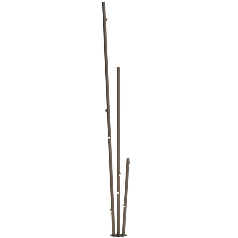 BAMBOO 3-ARM 2700K LED OUTDOOR FLOOR LAMP, 4812