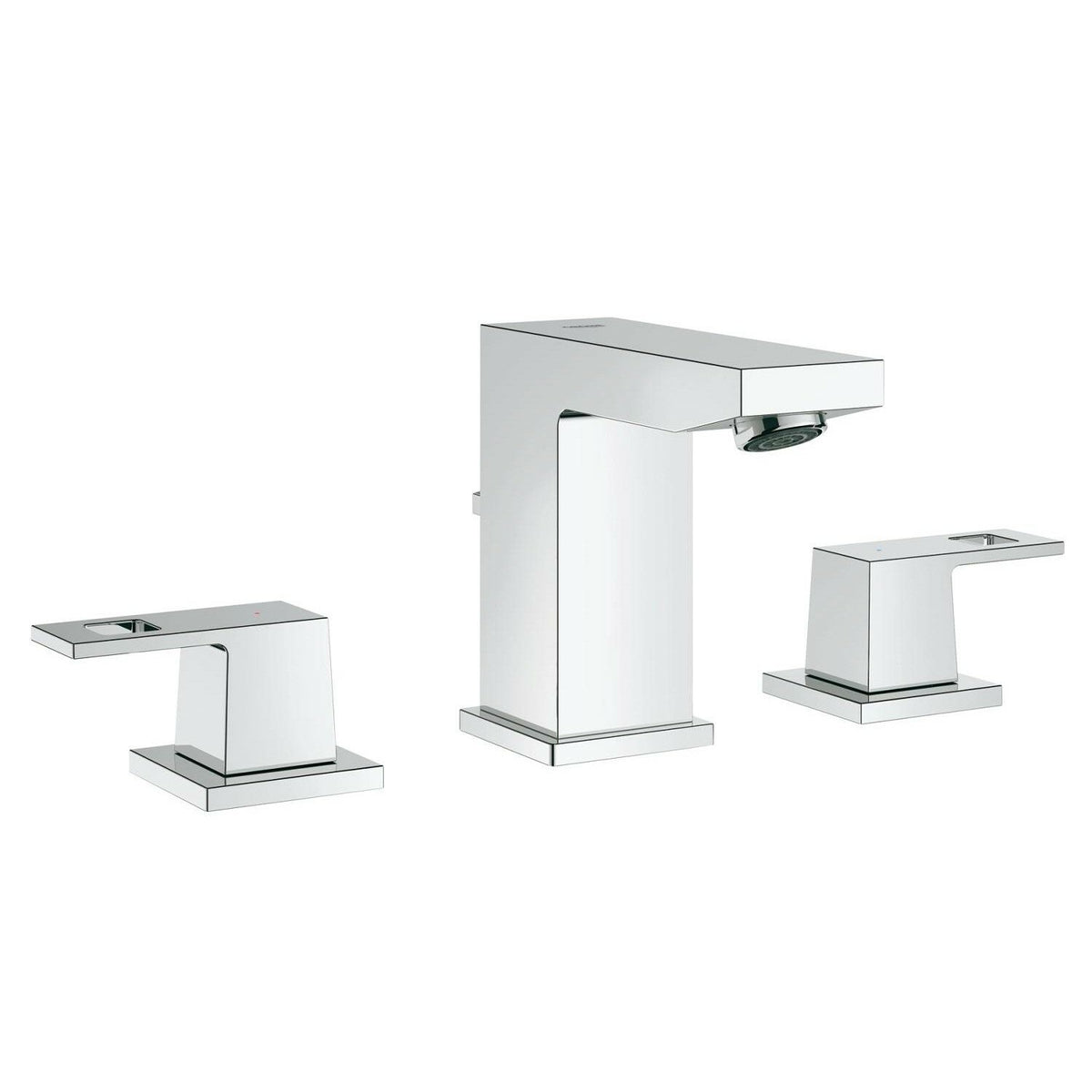 EUROCUBE 8-INCH WIDESPREAD TWO-HANDLE BATHROOM FAUCET S-SIZE