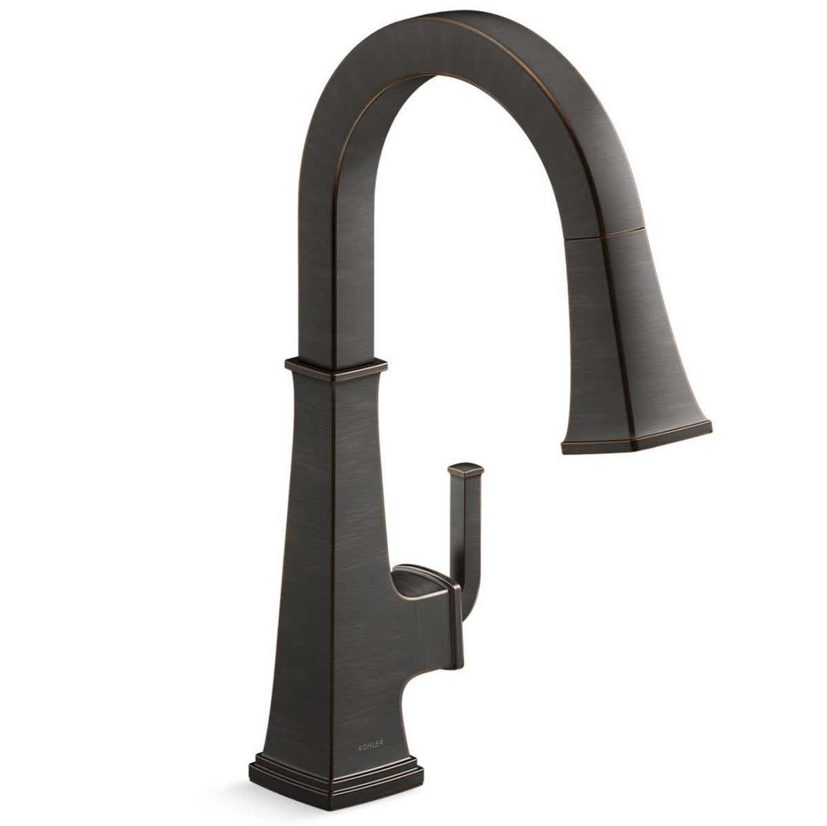 RIFF PULL-DOWN KITCHEN SINK FAUCET WITH THREE-FUNCTION SPRAYHEAD