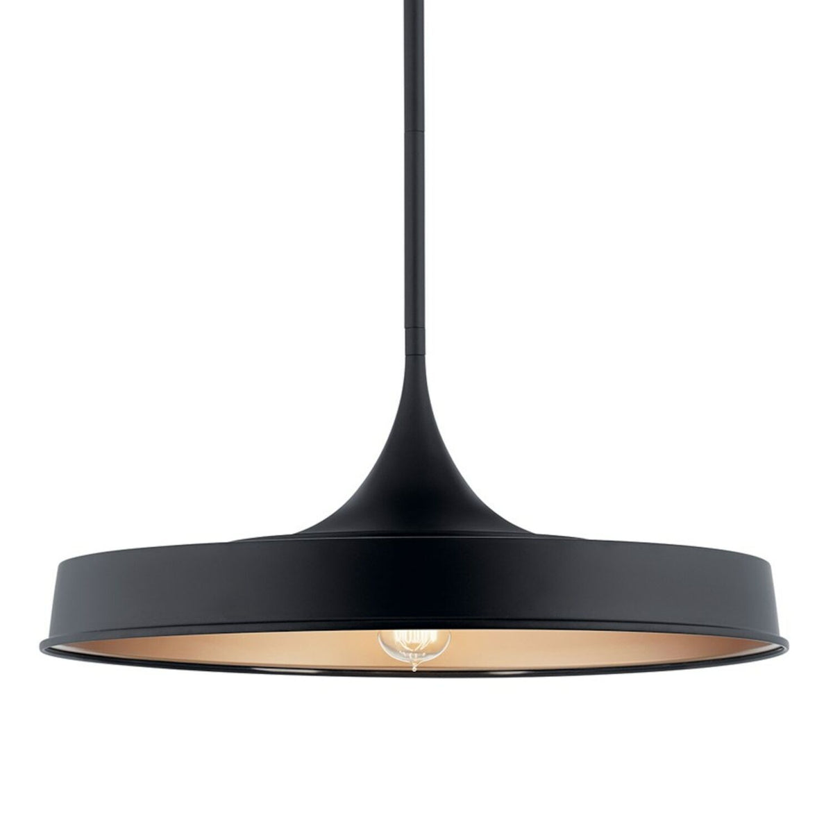 ELIAS CONVERTIBLE LED SEMI FLUSH/ PENDANT LIGHT (SHALLOW SHADE)