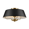 LUELLA 3 LIGHT CONVERTIBLE PENDANT / SEMI- FLUSH MOUNT