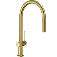 TALIS N, O-STYLE, HIGH ARC PULL-DOWN 2-SPRAY KITCHEN FAUCET
