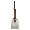 LEGNO RUSTICO 1-LIGHT PENDANT