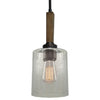 LEGNO RUSTICO 1-LIGHT PENDANT