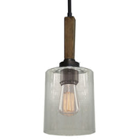 LEGNO RUSTICO 1-LIGHT PENDANT