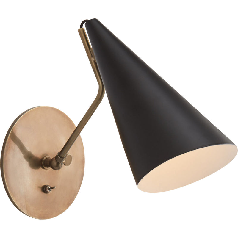 AERIN CLEMENTE 1-LIGHT 6-INCH WALL SCONCE LIGHT