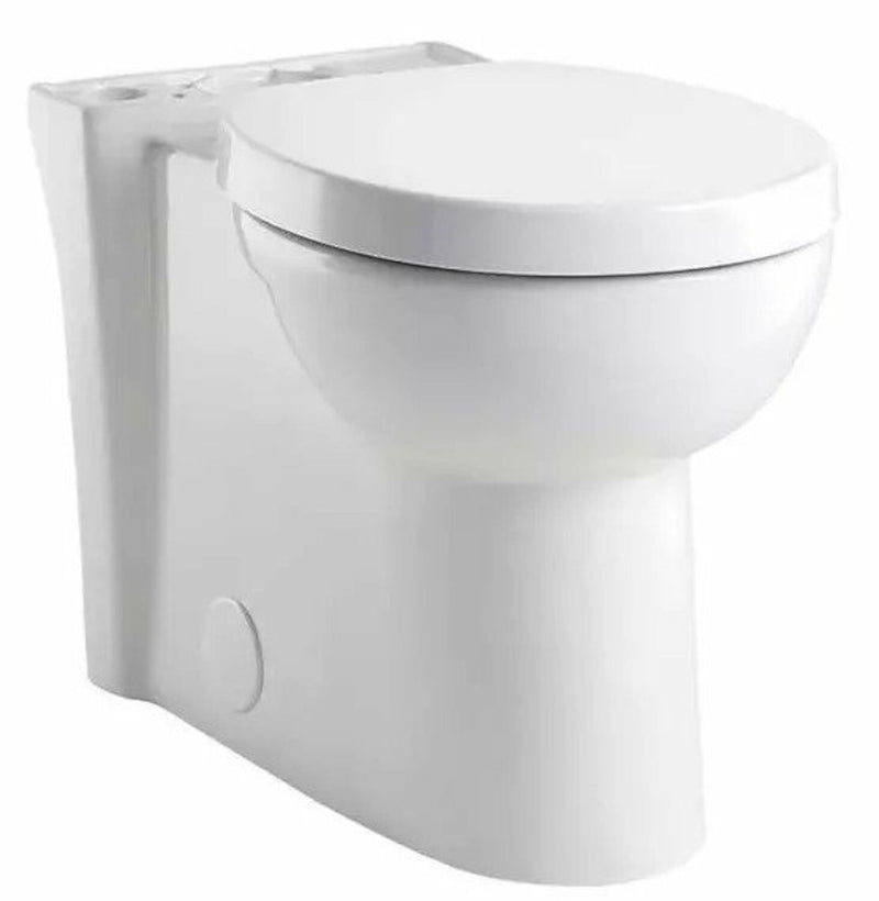 STUDIO TWO-PIECE SKIRTED CHAIR HEIGHT ROUND FRONT TOILET BOWL ONLY (WITH SEAT)