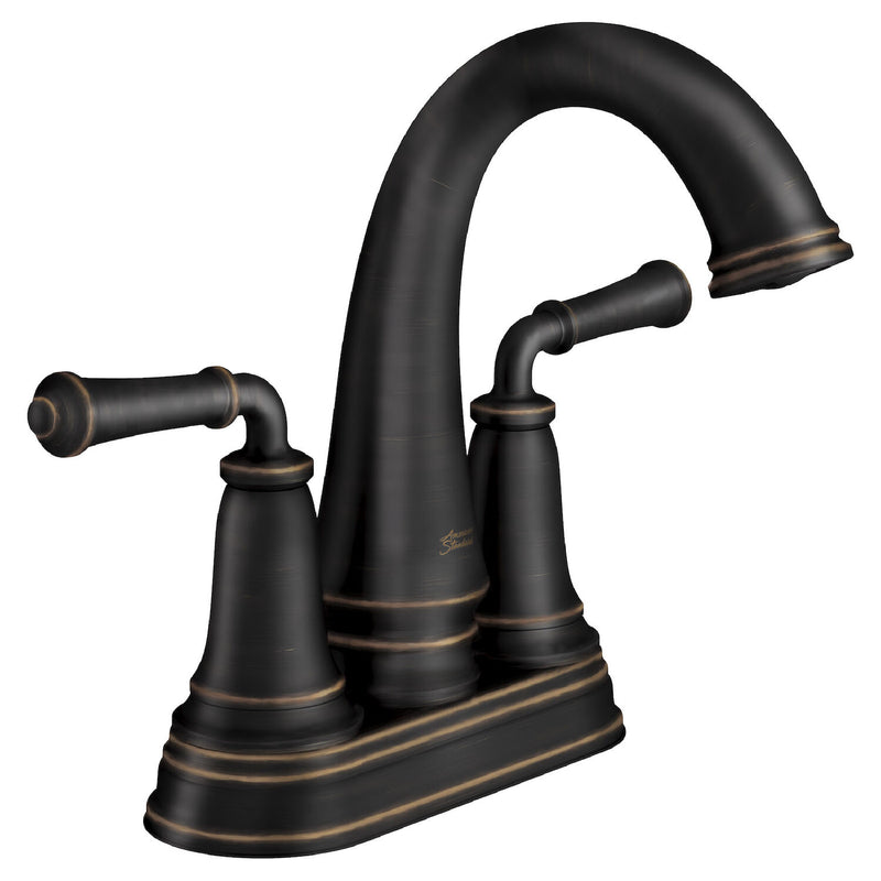 DELANCEY 4-INCH CENTERSET TWO-HANDLE BATHROOM FAUCET