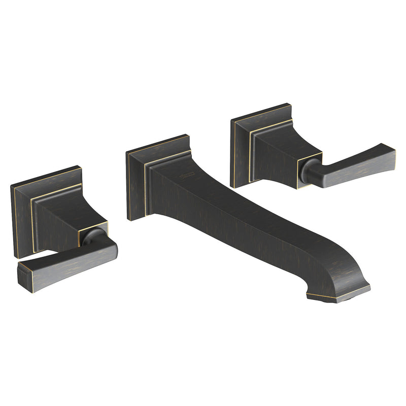 TOWN SQUARE S TWO HANDLE WALL MOUNT FAUCET