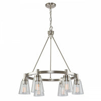 CLARENCE 6-LIGHT CHANDELIER