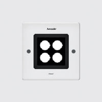 EGO 150 SQUARE ASYMETRICAL DOWNLIGHT CEILING RECESSED