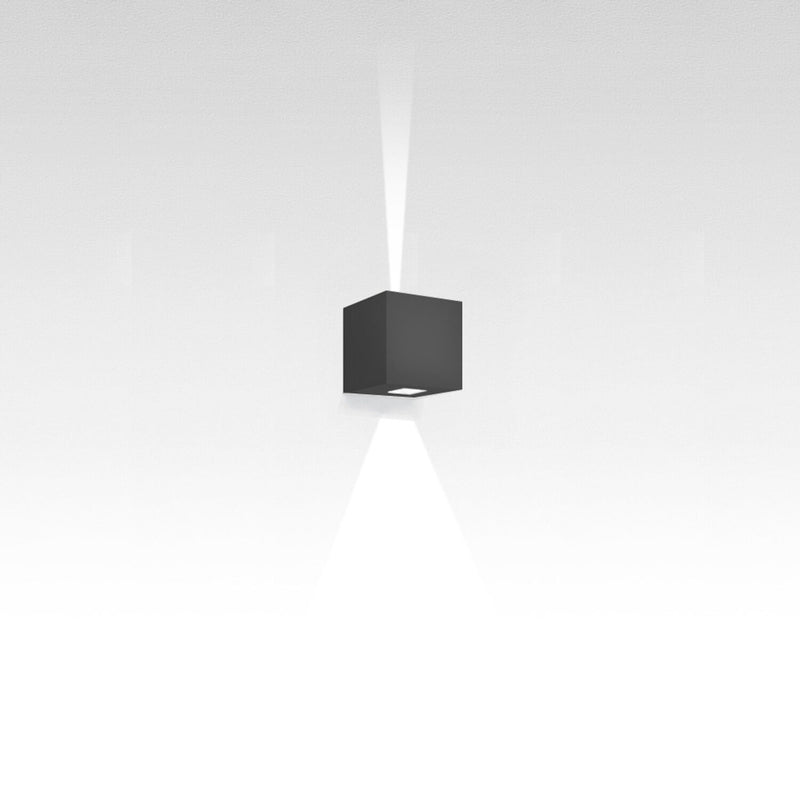 EFFETTO 14-INCH SQUARE DIRECT/INDIRECT 1-NARROW + 1-LARGE BEAM WALL LIGHT