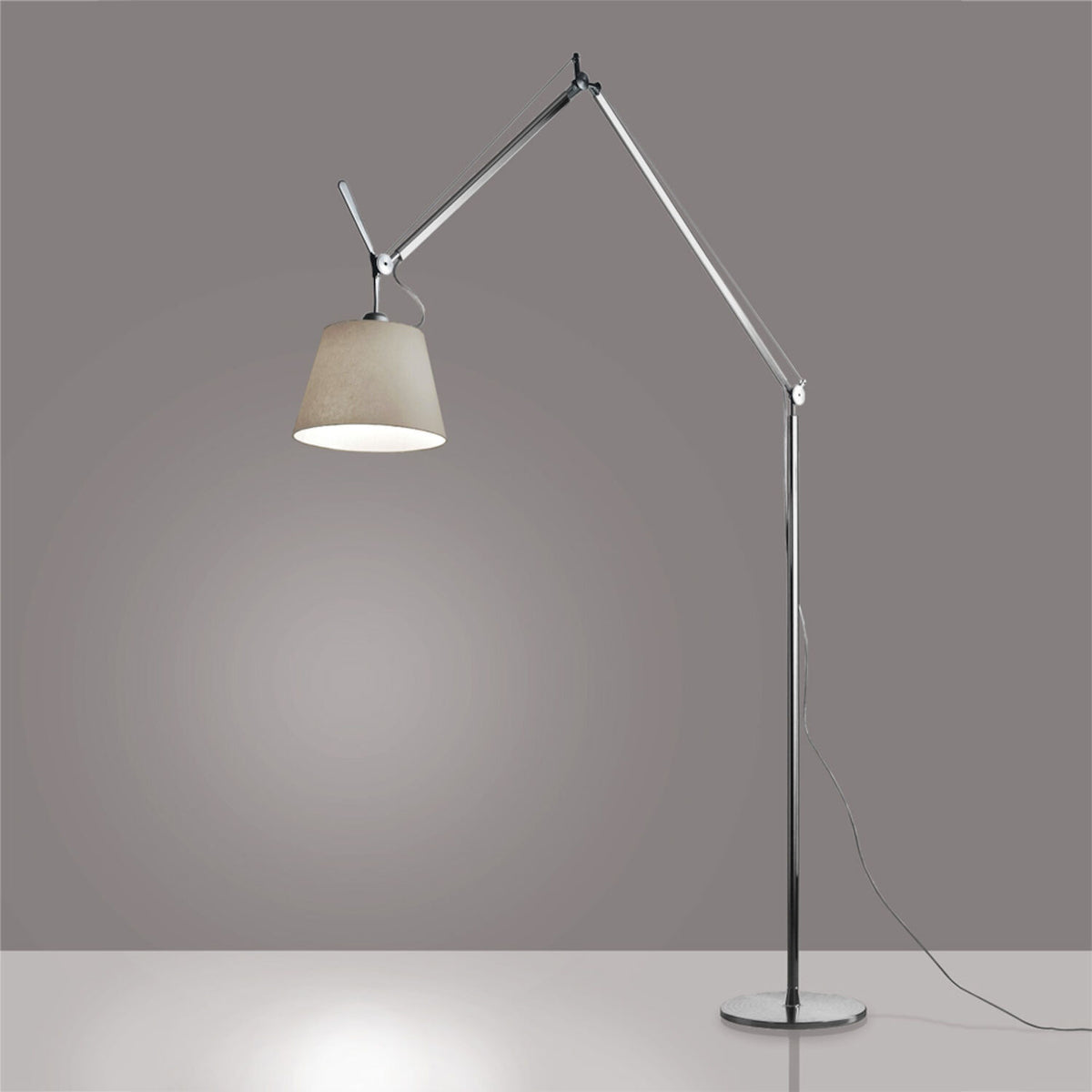 TOLOMEO MEGA FLOOR LAMP WITH 14-INCH DIFFUSER