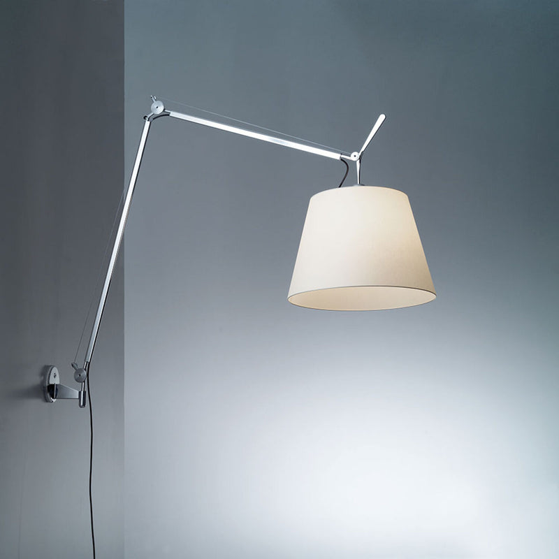TOLOMEO MEGA LED-T WALL SCONCE LIGHT WITH 12-INCH DIFFUSER, TLM-12
