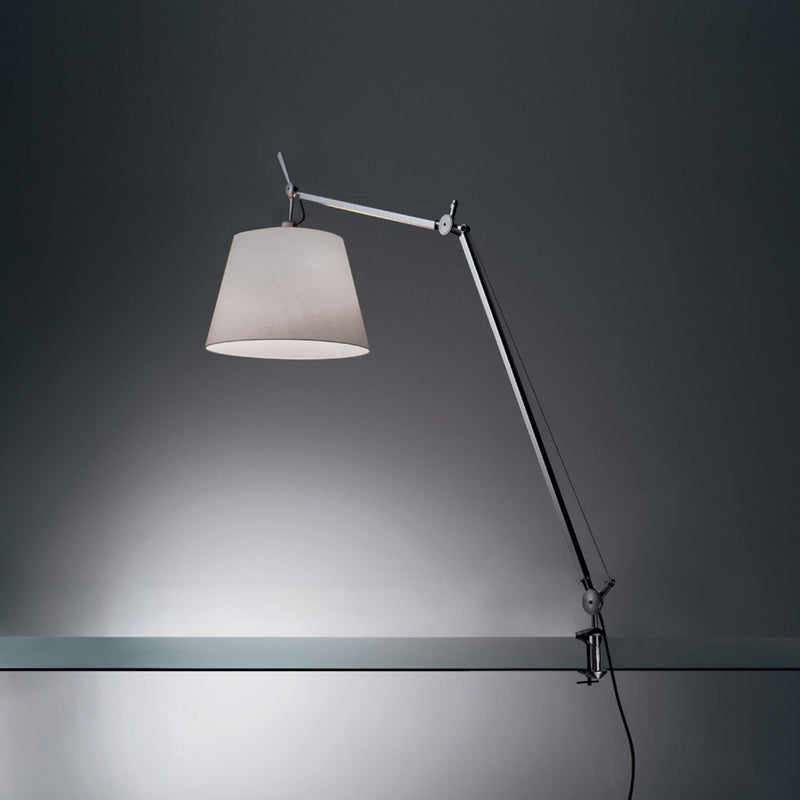 TOLOMEO MEGA LED TABLE LAMP WITH 12-INCH DIFFUSER AND TABLE CLAMP