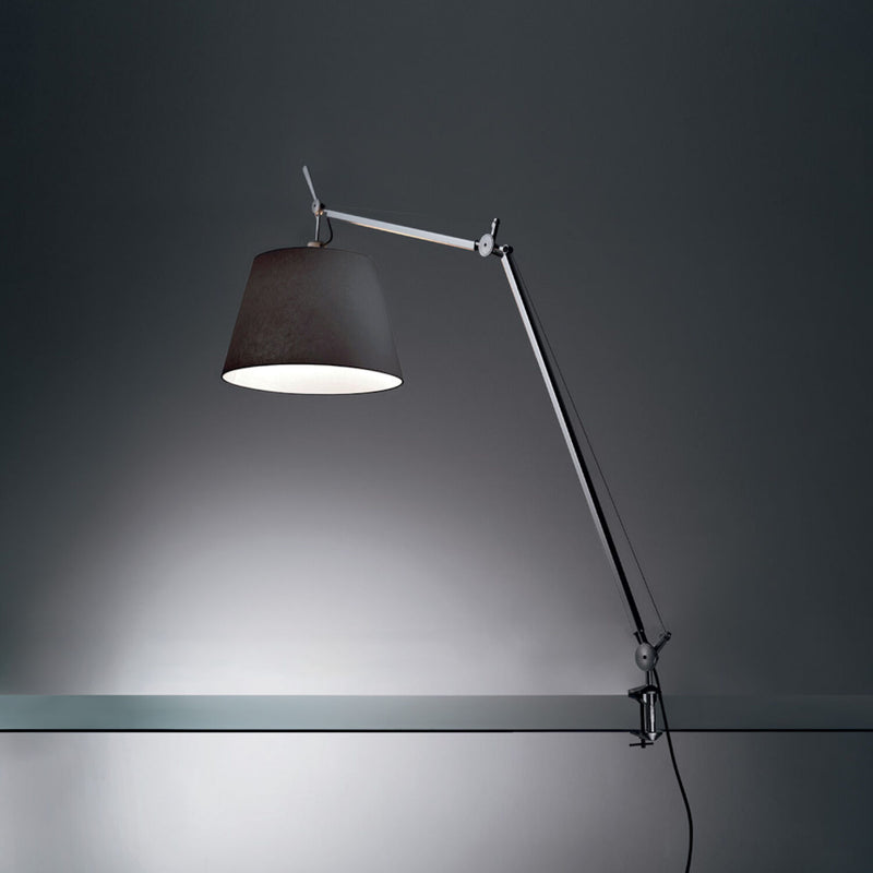 TOLOMEO MEGA LED TABLE LAMP WITH 17-INCH DIFFUSER AND TABLE CLAMP