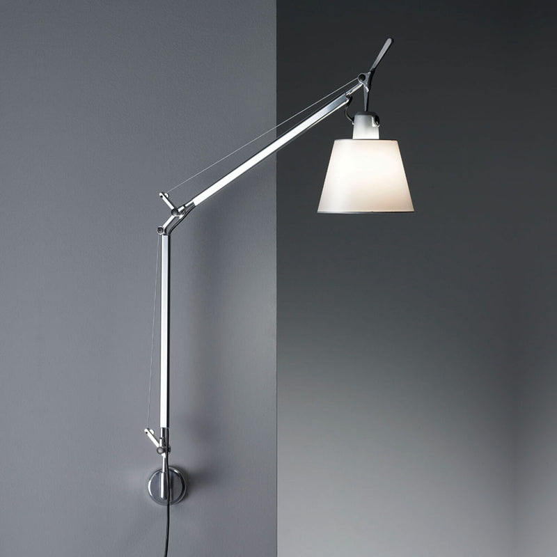 TOLOMEO WALL LAMP WITH SHADE AND S BRACKET