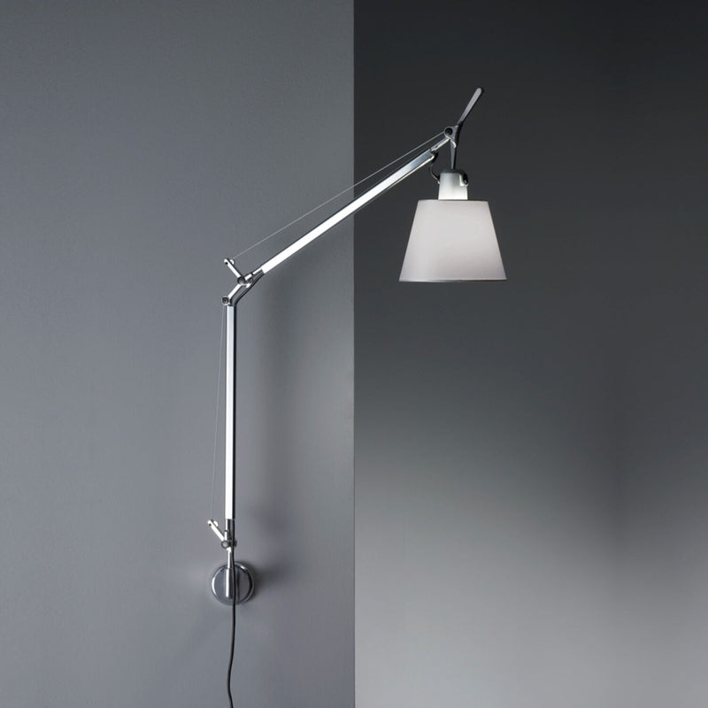 TOLOMEO WALL LAMP WITH SHADE AND S BRACKET