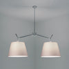 TOLOMEO DOUBLE SHADE SUSPENSION WITH 17-INCH DIFFUSER