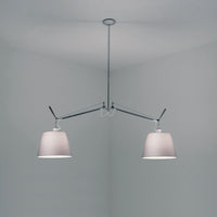TOLOMEO DOUBLE SHADE SUSPENSION WITH 10-INCH DIFFUSER