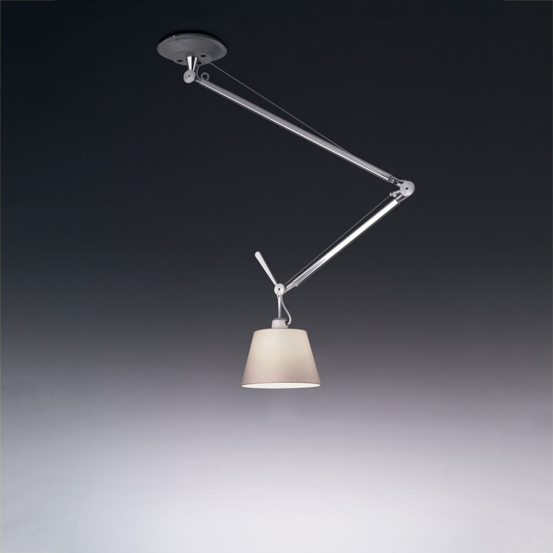 TOLOMEO OFF-CENTER SHADE SUSPENSION WITH 10-INCH DIFFUSER