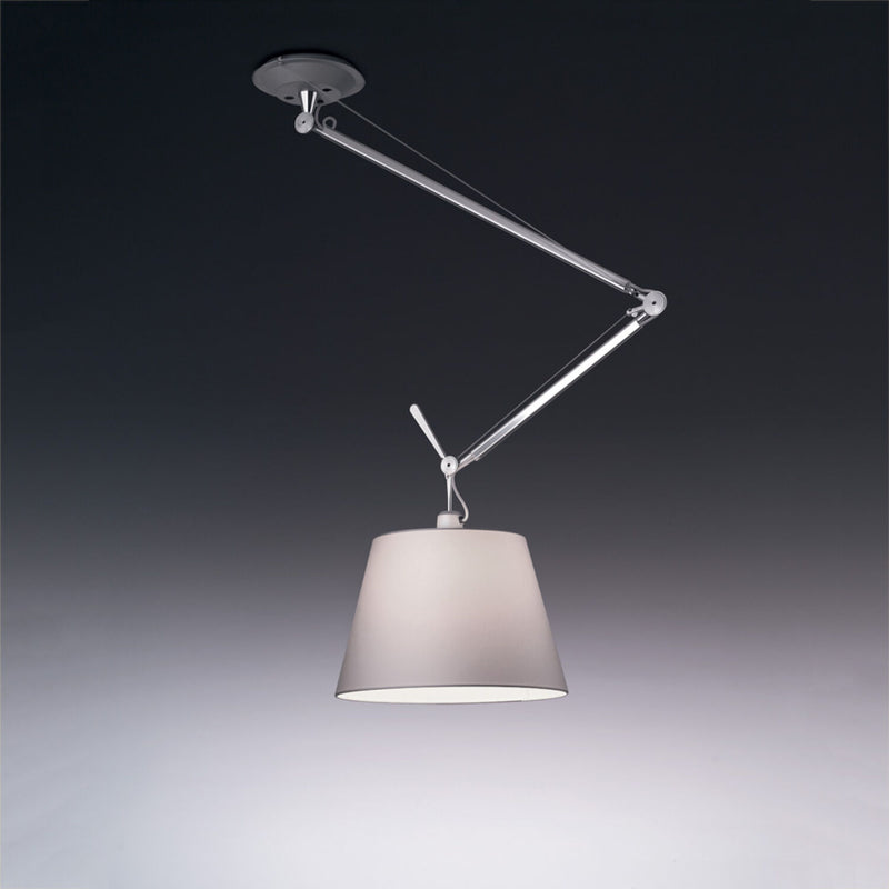 TOLOMEO OFF-CENTER SHADE SUSPENSION WITH 17-INCH DIFFUSER