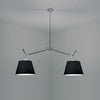 TOLOMEO DOUBLE SHADE SUSPENSION WITH 14-INCH DIFFUSER