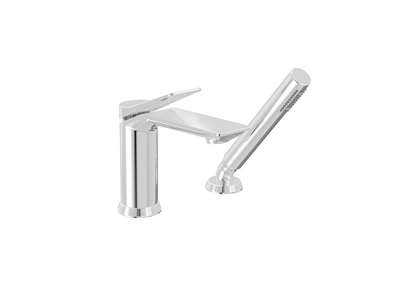 PROFILE B46 2-PIECE DECK MOUNT TUB FILLER WITH HAND SHOWER