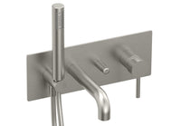 ZIP B66 WALL MOUNTED TUB FAUCET WITH HAND SHOWER