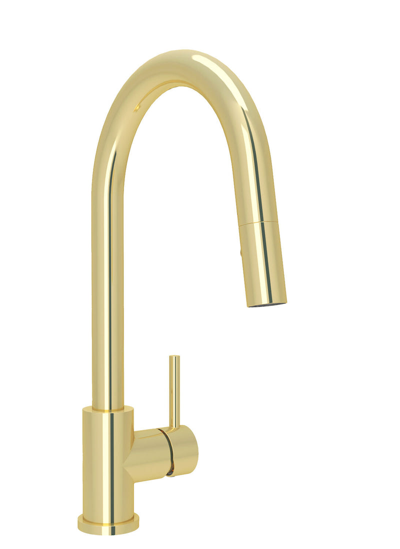 UNICK MODERN SINGLE HOLE PULL-DOWN KITCHEN FAUCET WITH SINGLE LEVER