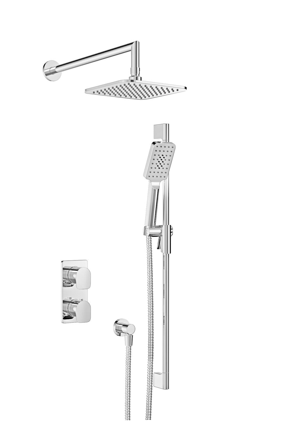 PETITE B04 COMPLETE 2-FUNCTION THERMOSTATIC PRESSURE BALANCED SHOWER TIRM KIT ONLY