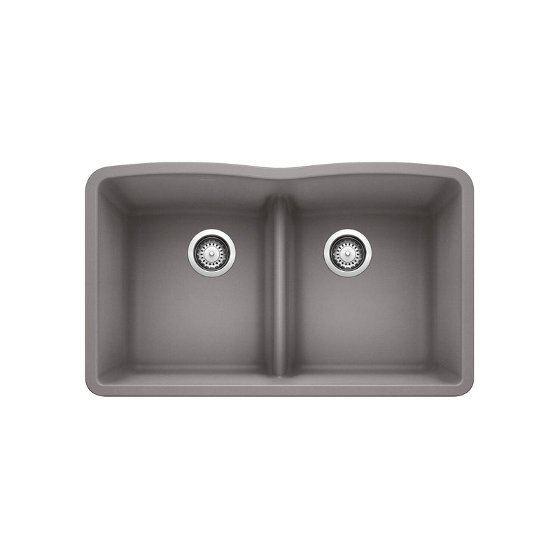 DIAMOND U 2 SILGRANIT SINK WITH LOW DIVIDE