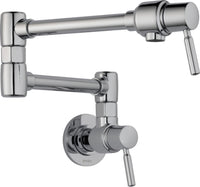 EUROPEAN WALL MOUNT POT FILLER FAUCET