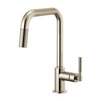 LITZE PULL-DOWN FAUCET WITH SQUARE SPOUT AND KNURLED HANDLE