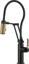 LITZE ARTICULATING FAUCET WITH FINISHED HOSE