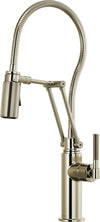 LITZE ARTICULATING FAUCET WITH FINISHED HOSE