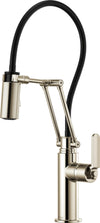 LITZE ARTICULATING FAUCET WITH INDUSTRIAL HANDLE