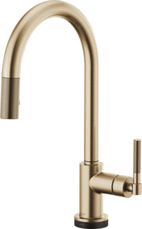 LITZE SMARTTOUCH® PULL-DOWN FAUCET WITH ARC SPOUT AND KNURLED HANDLE