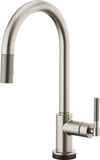 LITZE SMARTTOUCH® PULL-DOWN FAUCET WITH ARC SPOUT AND KNURLED HANDLE