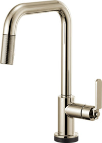 LITZE SMARTTOUCH® PULL-DOWN FAUCET WITH SQUARE SPOUT AND INDUSTRIAL HANDLE