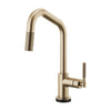 LITZE SMARTTOUCH® PULL-DOWN FAUCET WITH ANGLED SPOUT AND KNURLED HANDLE