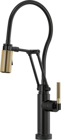 LITZE SMARTTOUCH® ARTICULATING FAUCET WITH FINISHED HOSE