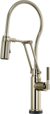 LITZE SMARTTOUCH® ARTICULATING FAUCET WITH FINISHED HOSE