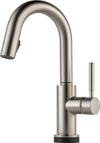 BRIZO SINGLE HANDLE SINGLE HOLE PULL-DOWN BAR/PREP WITH SMARTTOUCH(R) TECHNOLOGY