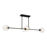 CASSIA 48" 4 LIGHT LINEAR PENDANT WITH CLEAR GLASS