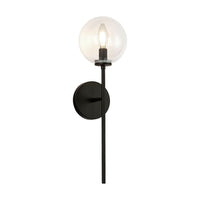 CASSIA 20" WALL SCONCE WITH CLEAR GLASS