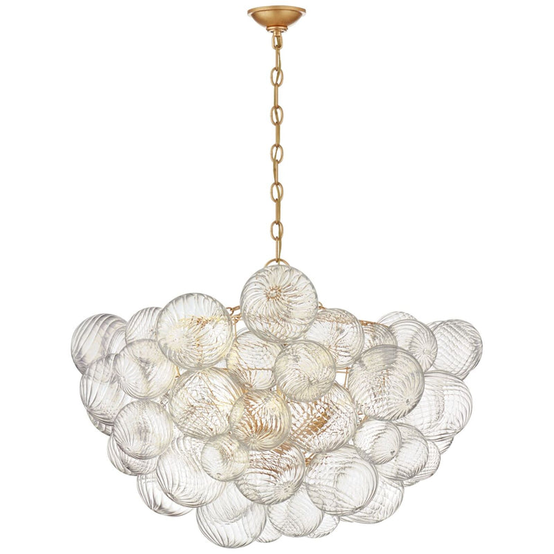 TALIA 33-INCH LARGE EIGHT LIGHT CHANDELIER