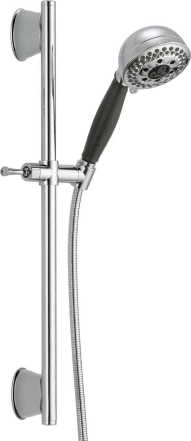 DELTA H2OKINETIC® 5-SETTING SLIDE BAR HAND SHOWER