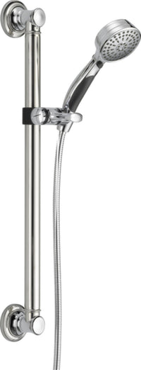 ACTIVTOUCH® 9-SETTING HAND SHOWER WITH TRADITIONAL SLIDE BAR / GRAB BAR IN CHROME