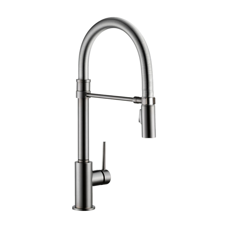 TRINSIC SINGLE HANDLE PULL-DOWN KITCHEN FAUCET WITH SPRING SPOUT